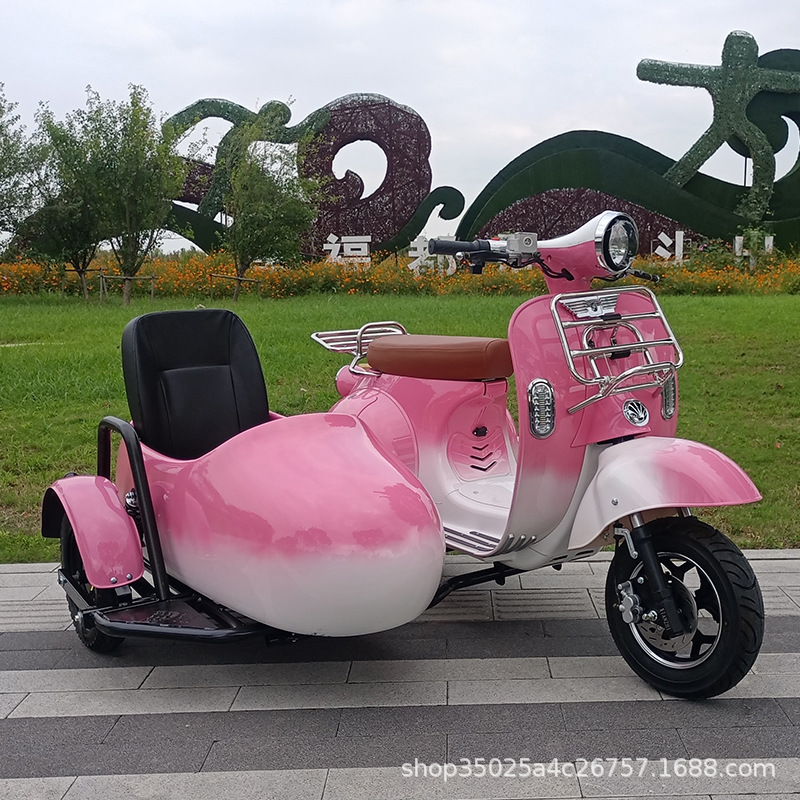 罗马三轮假日偏三轮侉子边三轮旅游景区复古电动三轮车-阿里巴巴