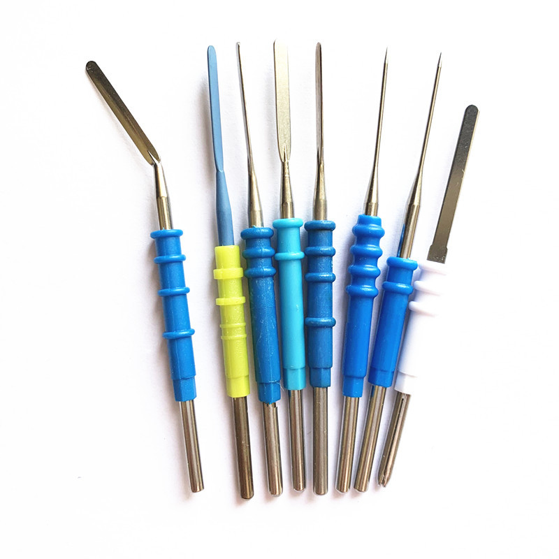 高频电刀笔多种刀头针型扁口型刀头一次性电刀笔刀头电刀笔电极