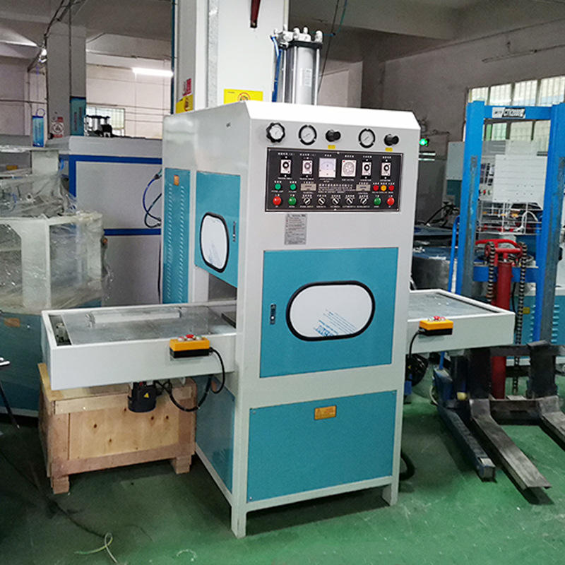 双头高周波熔断压花机 皮革汽车坐垫标志压印设备