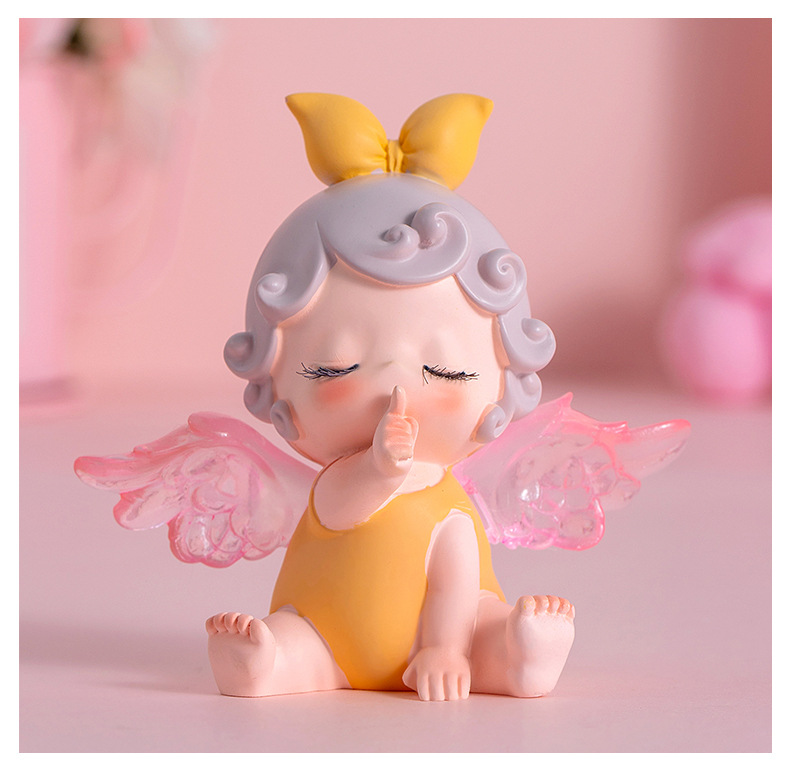 守护天使幸运盲盒2021网红新款公仔摆件挥着翅膀的女孩儿童礼物