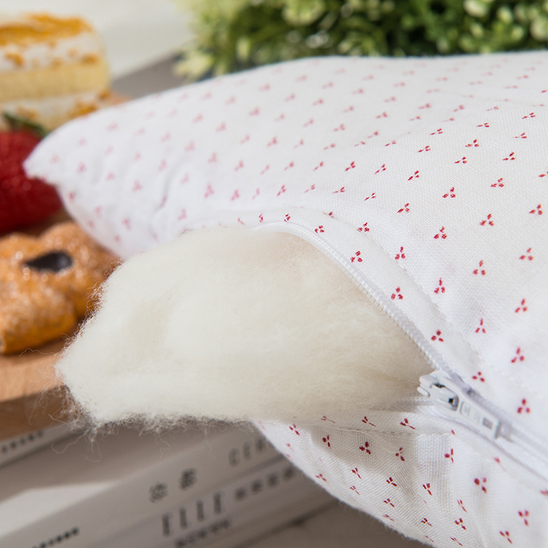 新疆天然纯棉花枕头枕芯全棉花填充成人颈椎枕儿童宝宝小枕头