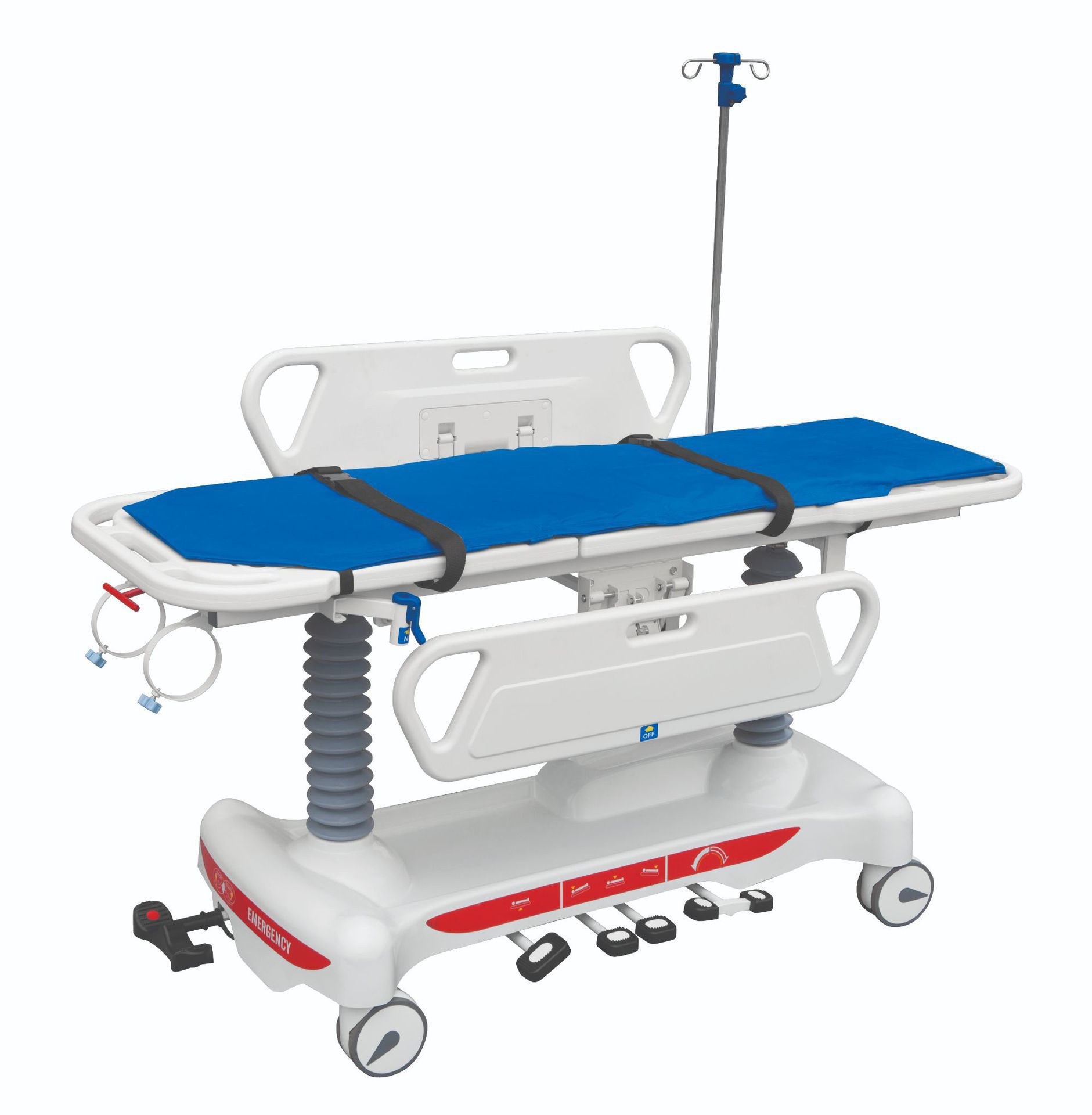 abs液压转运车 医用升降平车 病人转移车升降胃镜检查床