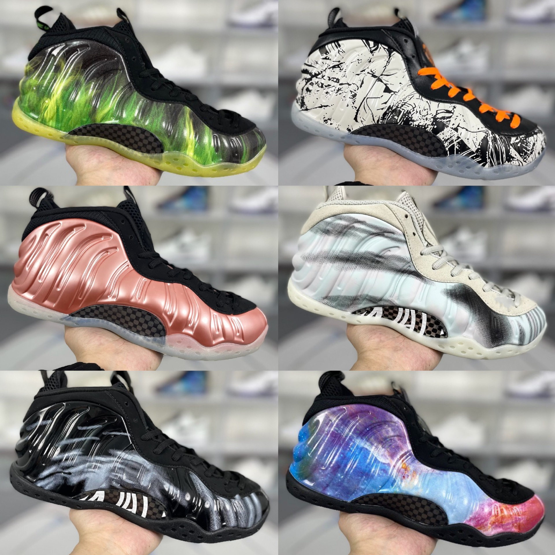 莆田鞋哈达威喷泡篮球鞋实战气垫鞋粉喷紫喷高帮缓震透气男运动鞋