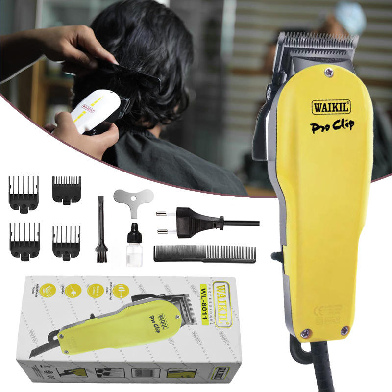 工厂直销waikil发廊专用带线理发器插电式电推剪剃发推子剃头刀