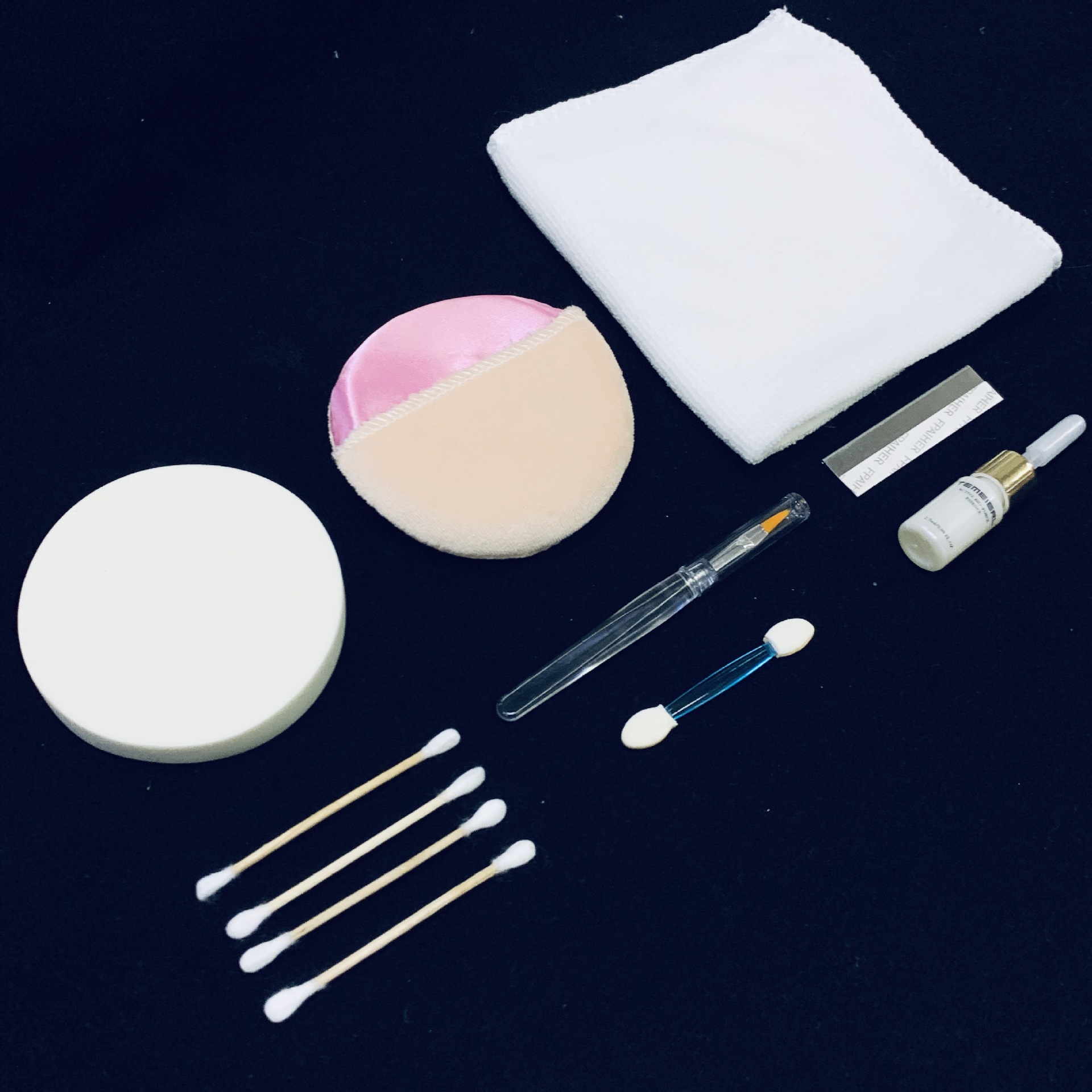 新娘粉扑套装结婚拍照一次性化妆工具套装粉扑眼影棒唇刷影楼