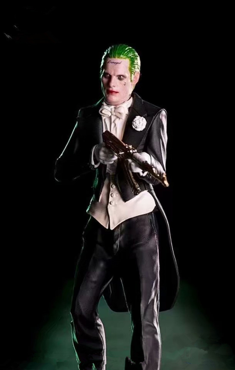 自杀小队 7寸 杰瑞德莱托 小丑 西装燕尾服 双头雕 模型手办