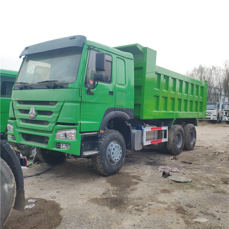 青岛出口二手豪沃自卸车 十轮 12轮矿用翻斗车 howo 欧二 371马力