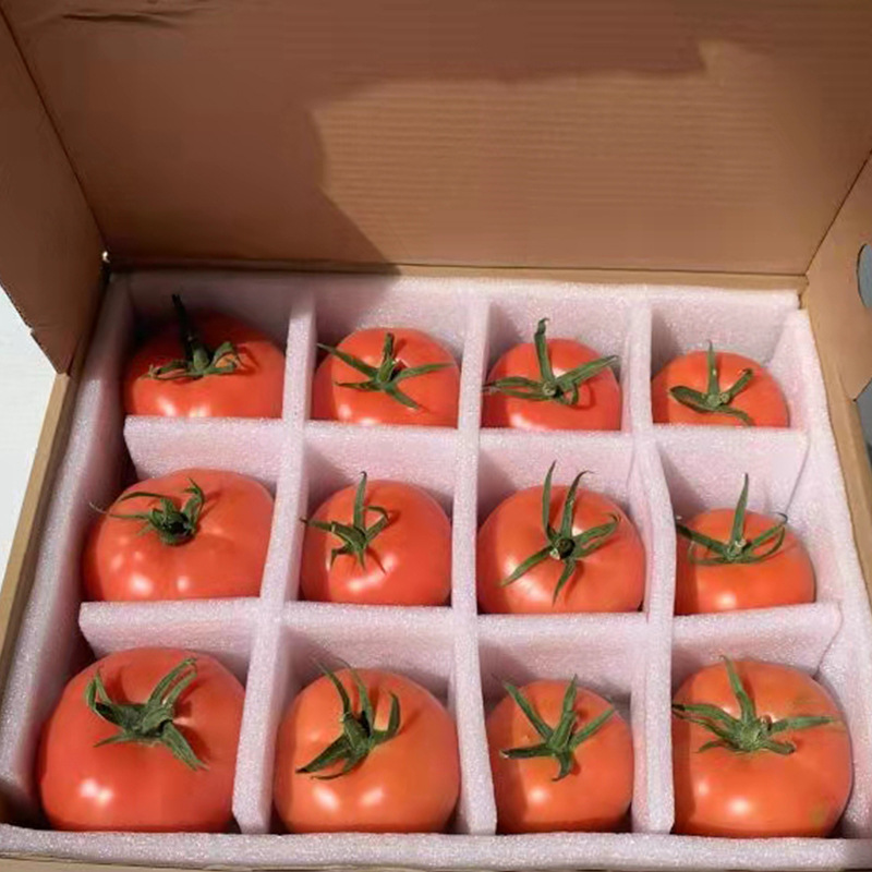 生鲜水果蔬菜包装盒果蔬礼品盒通用水果手提箱西红柿包装纸箱批发