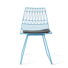 创意简约户外镂空网格铁丝椅金属铁艺餐椅设计师咖啡厅网红休闲椅