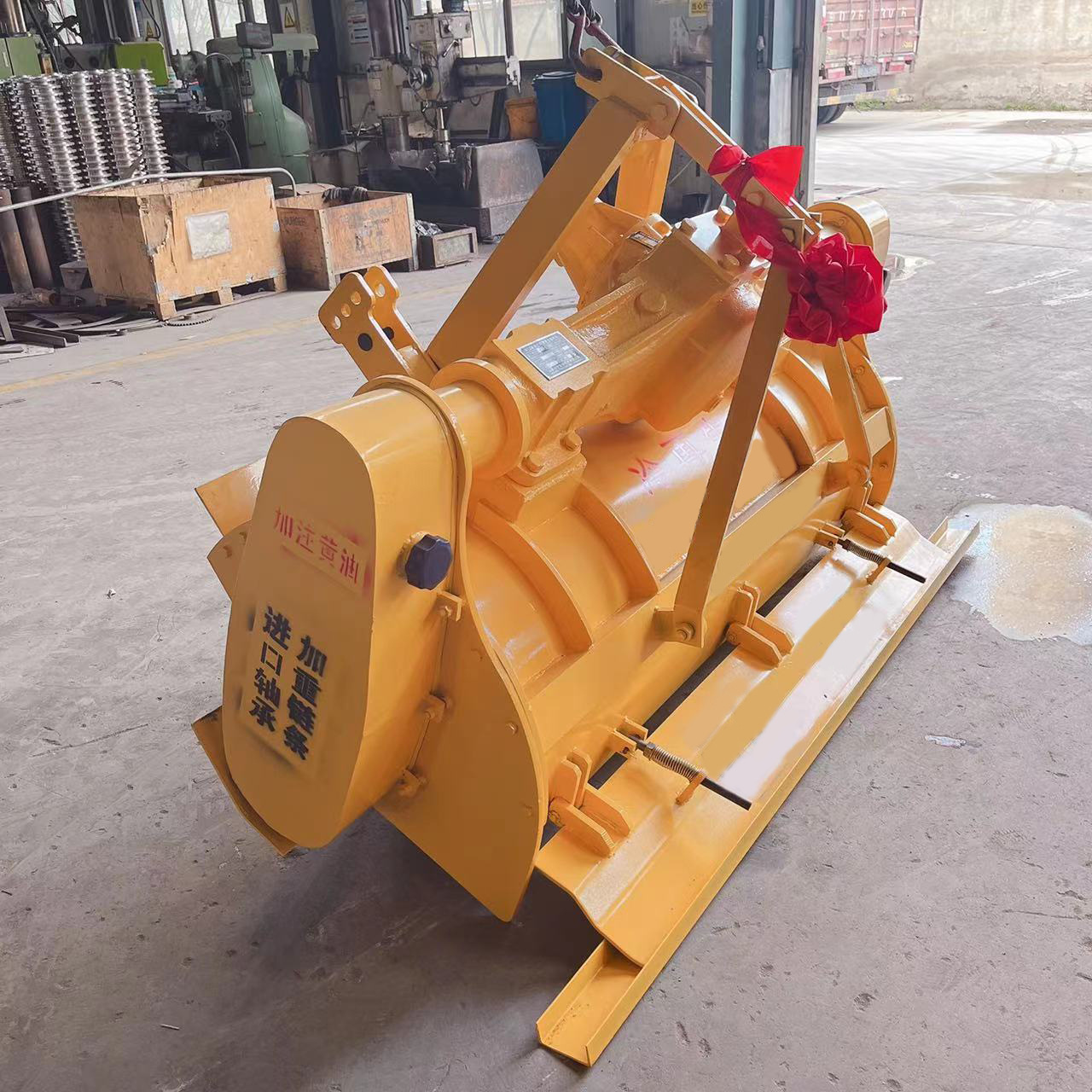 三十公分灰土拌合机 2米宽幅双排链条传动 快速搅拌 耐用