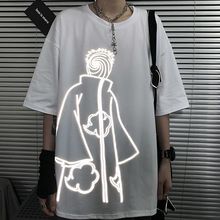 Men Harajuku Amine T shirts Streetwear Summer Kwaii Loose T-