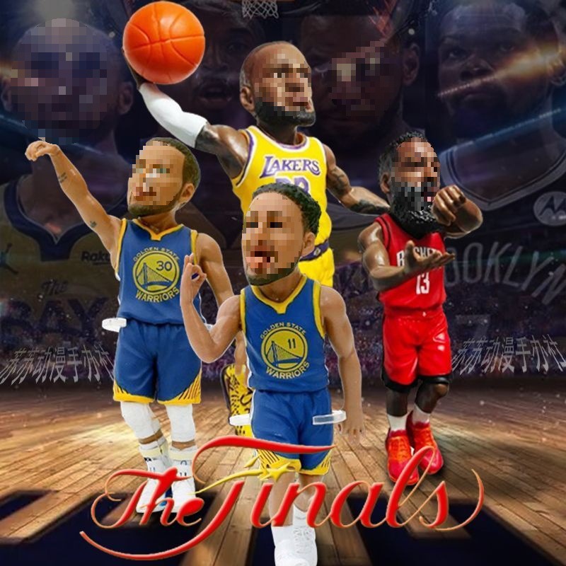 nba篮球全明星科比手办詹姆斯库里哈登模型摆件人偶玩具送礼男生