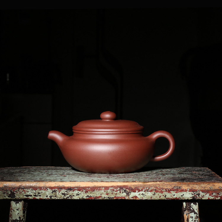 宜兴紫砂茶壶早期一厂台湾回流顾景舟款仿古壶原矿底槽清手工制壶