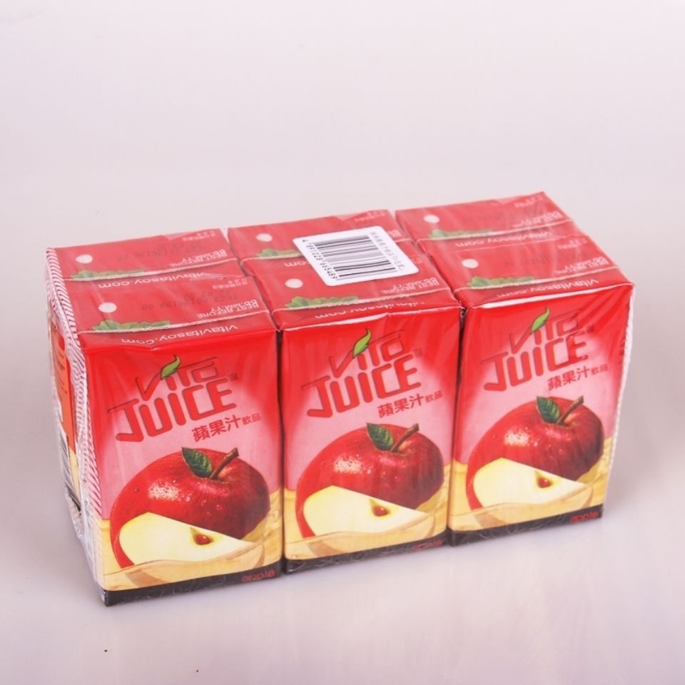 香港维他苹果汁 港版  原装进口 香港 6盒*250ml/组