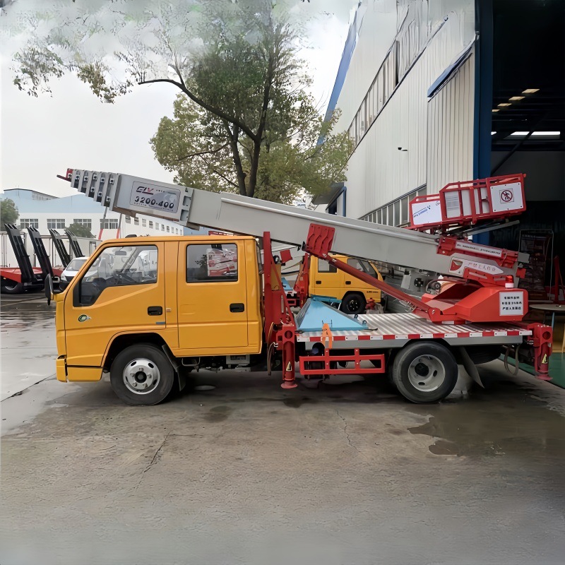 全国现车销售32米伸缩式云梯车 顶楼防水作业高空云梯车 救援车