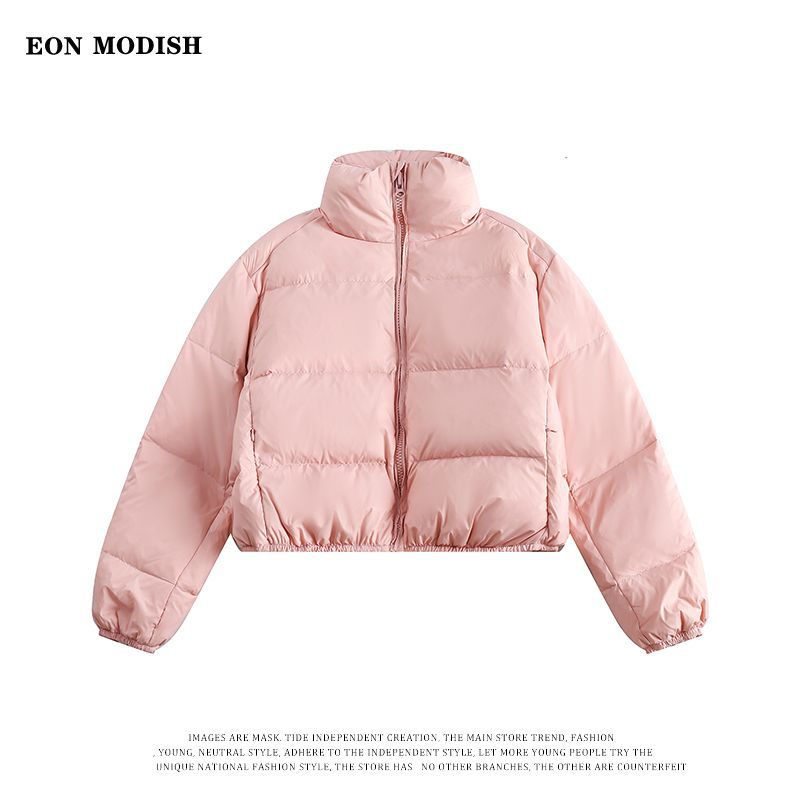 eon女装|2023秋冬新款实拍美式复古辣妹短款羽绒服外套-阿里巴巴