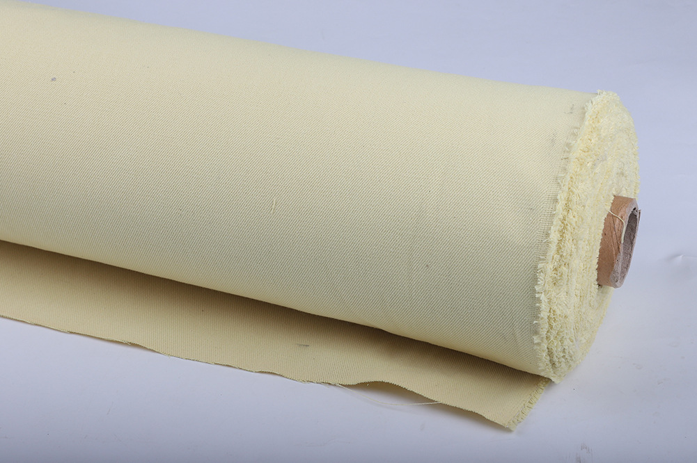 凯夫拉短纤纱线梭织布 防火阻燃芳纶机织布