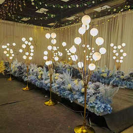 新款婚庆道具铁艺幸福苹果树路引婚礼舞台布置道具装饰庆典活动用