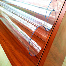 7WLO 50*2.4米软质玻璃PVC透明桌布水晶版胶皮料整卷5米10米桌垫
