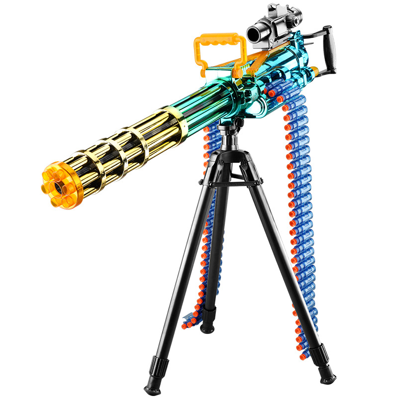 Free Shipping Children's AMT Gatling Electric Continuous Hair Soft Bullet Gun Strong Front M416 Eating Chicken Toy Gun Wholesale