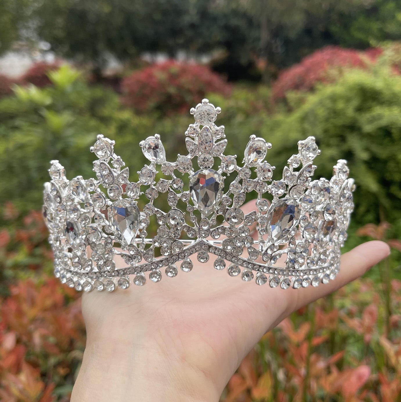 皇冠女十八岁生日礼物韩式头冠森系新娘婚礼王冠婚纱公主成年头饰