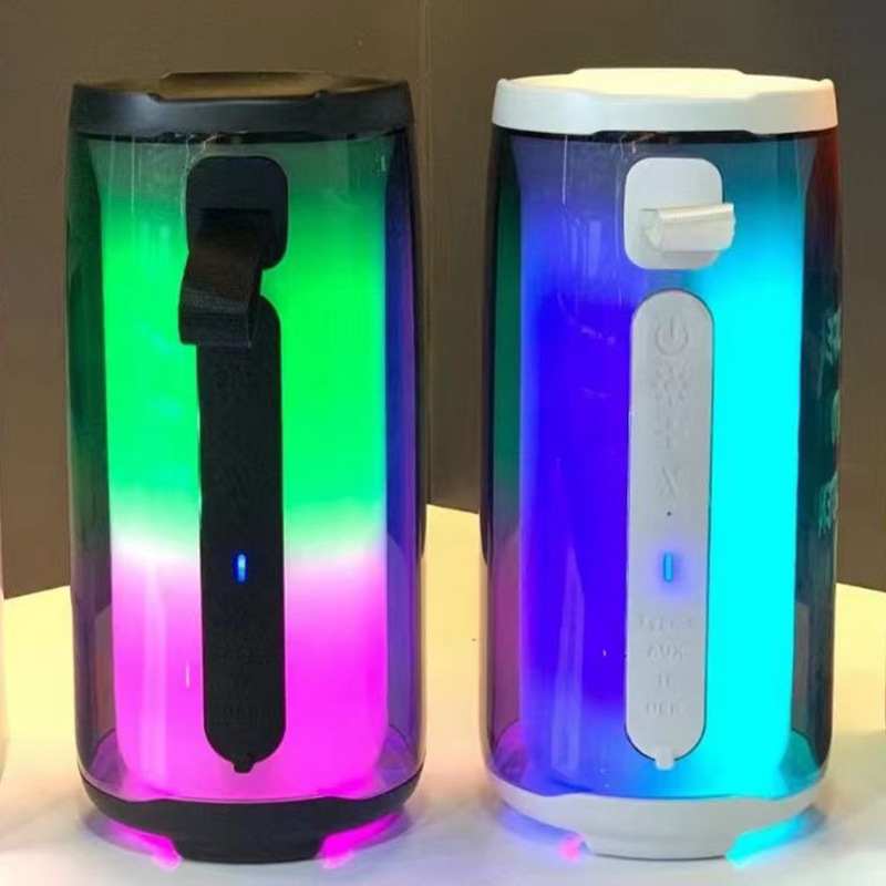 New Pulse Pluse5mini Bluetooth Speaker Creative Gift Color Light Desktop Card Subwoofer TWS Couplet