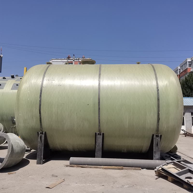 厂家定制玻璃钢储罐大型立式卧式液体储存罐玻璃钢压力搅拌罐