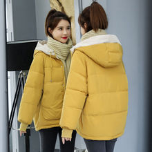羽绒棉服女冬季2022新款学生韩版面包服短款棉袄宽松加厚棉衣外套