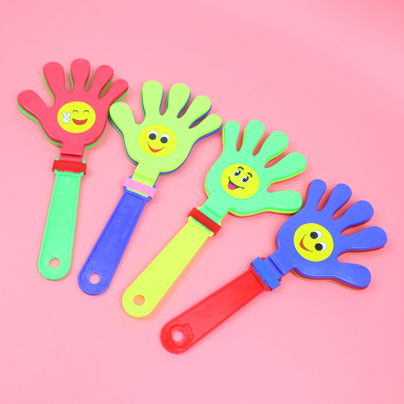拍拍手儿童小手拍玩具地推礼品活动赠品塑料手掌鼓掌道具礼物批发