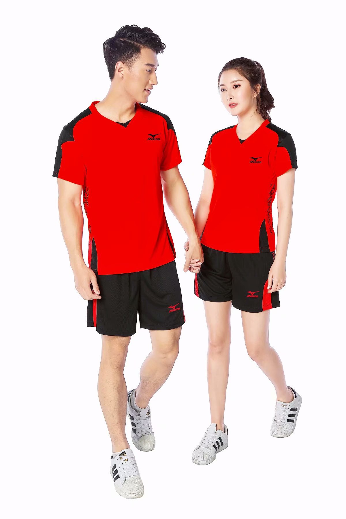 新款排球服套装男女装排球运动服比赛服 可印号字速干面料-阿里巴巴