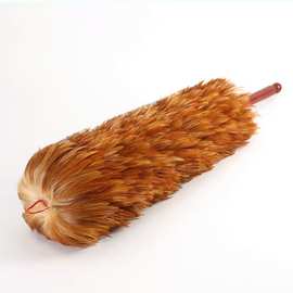 真鸡毛掸子打人老式不掉毛结婚陪嫁防静电扫灰伸缩家用佛尘扫扫把