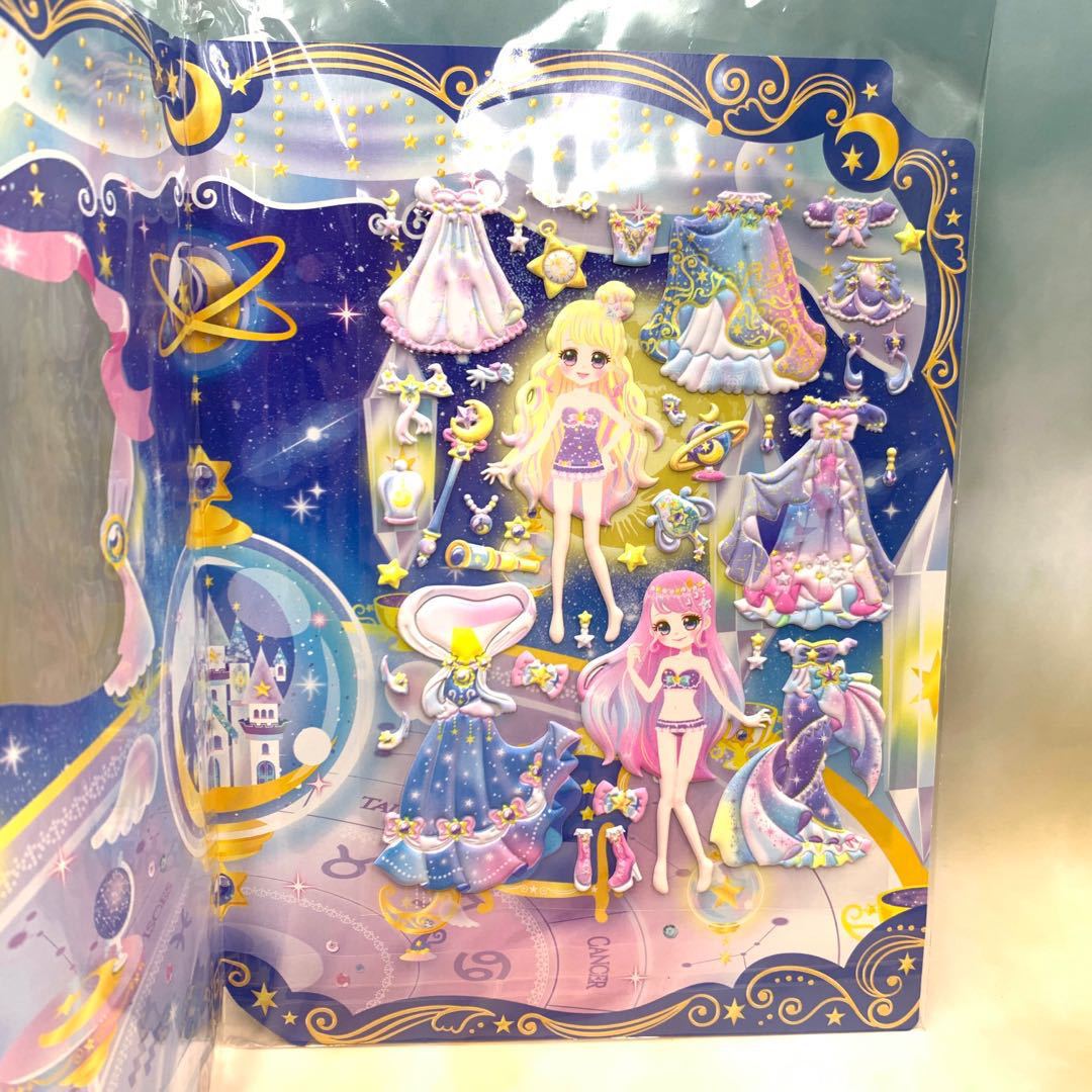 韩版儿童益智玩具烫金公主换装贴纸女孩换装立体泡泡粘贴画泡棉贴