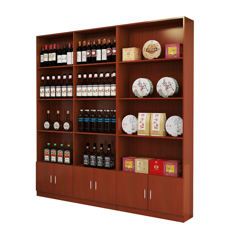 烟酒展示柜便利店酒柜陈列柜货柜产品展柜茶叶商店饭店超市摆货架