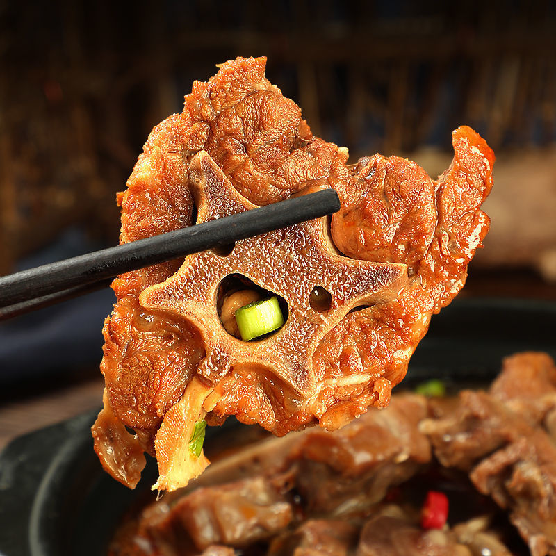 羊蝎子内蒙古草原熟食1200g脊骨火锅即食羊脊骨即食火锅厂家直销