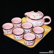 一壶六杯茶具套装家用一套茶壶单个泡茶功夫茶客厅小型陶瓷泡花茶