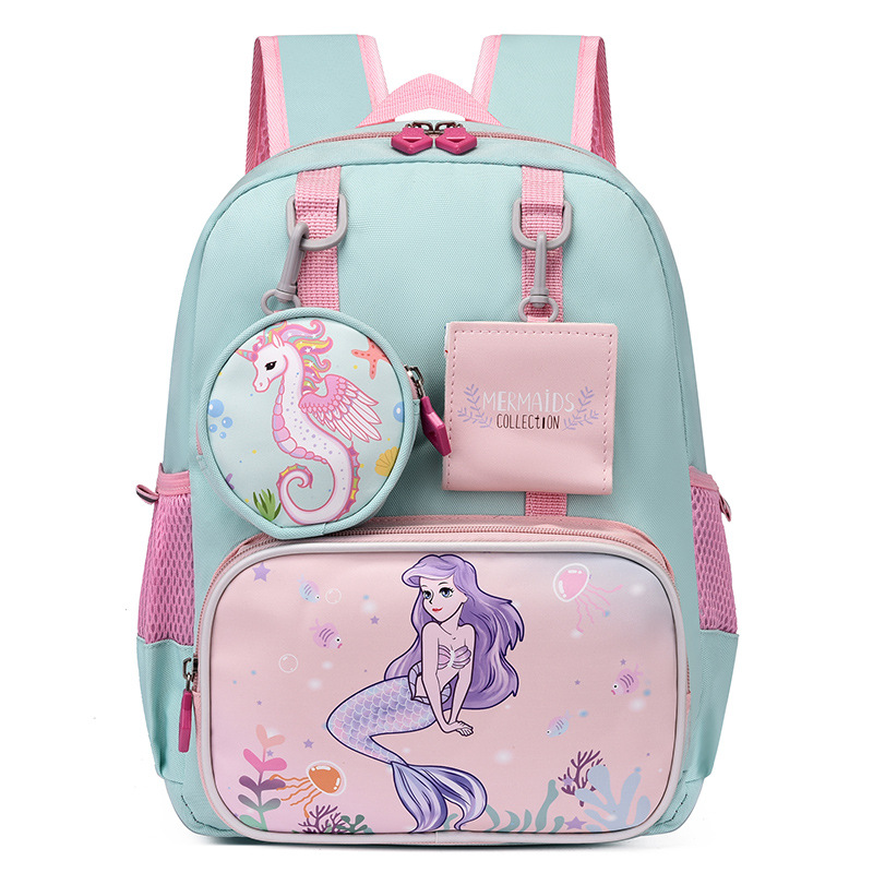 New Children's Kindergarten Primary School First to Second Grade Schoolbag Boys and Girls Fun Cartoon Backpack Lightweight Backpack