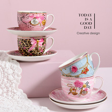 欧式咖啡杯套装可爱精致下午茶陶瓷茶壶杯碟田园风高颜值早餐杯