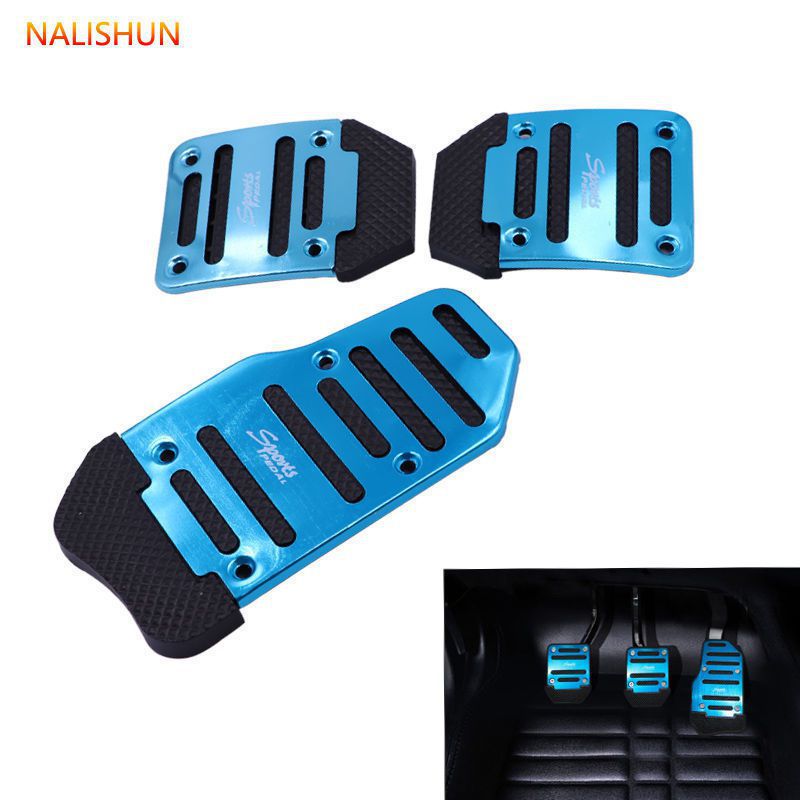 汽车脚踏板手动挡改装通用金属铝合金刹车防滑垫套离合器油门踏板