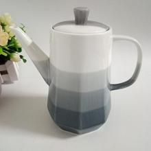 跨境陶瓷工艺品简约大容量办公室泡茶壶单壶家用咖啡壶创意冷水壶