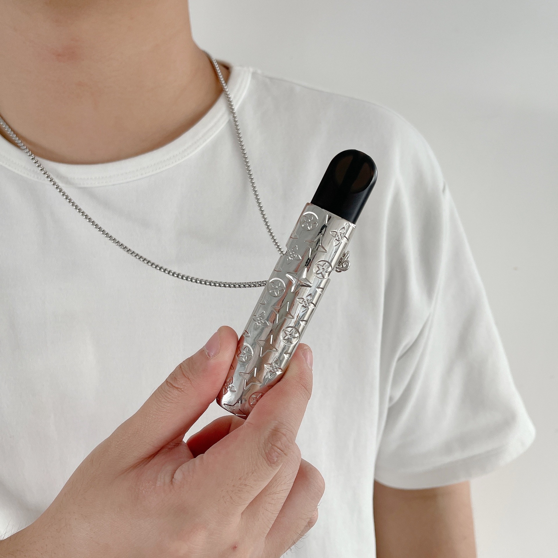 悦克四代五代悦客保护套锐克yueke幻影烟杆雾化器保护壳金属挂链