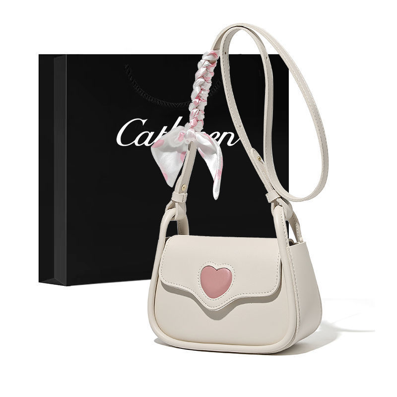 凯思琳洋气少女包包2024流行新款潮百搭斜挎包高级时尚单肩腋下包