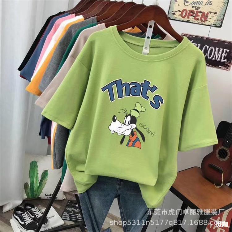 夏季广州尾货1元2元服装 阿里巴巴女装 大码女式短袖t恤清仓1688