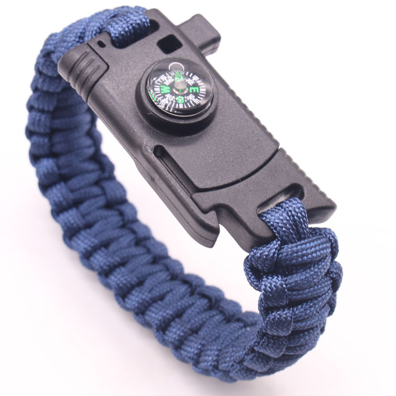 Paracord Bracelet Knife Outdoor Fire Knife Multifunctional Carrying Strap Camping Survival Outdoor Adventure Emergency Bangle Bracelet