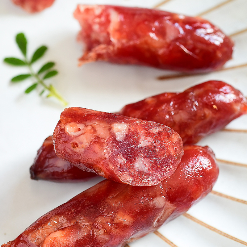 即食广式腊肠 8根装 烤香肠休闲零食肉脯火腿肠猪肉熟食小吃-阿里巴巴