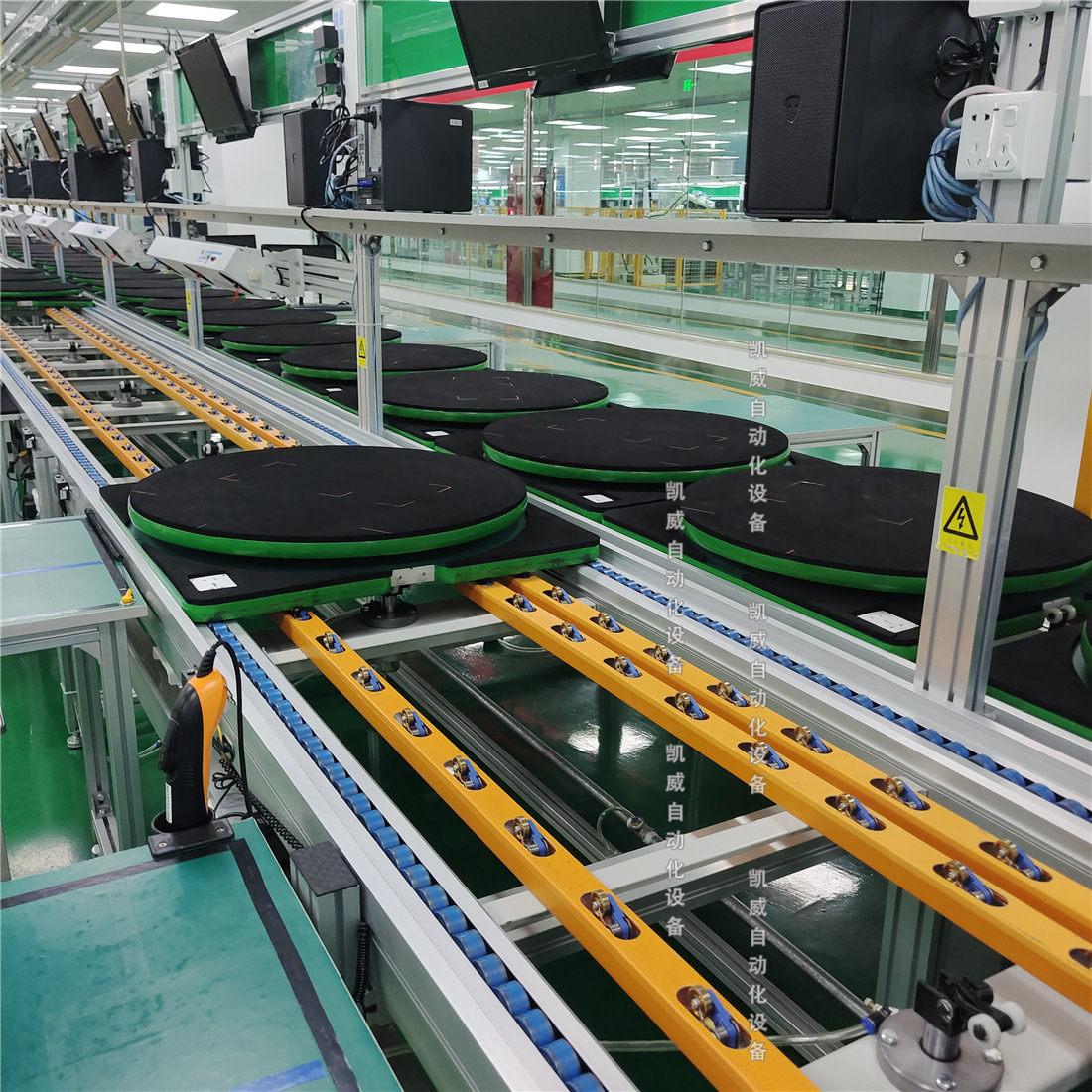 非标自动化服务器组装倍速链输送线装配皮带流水线倍速链输送线