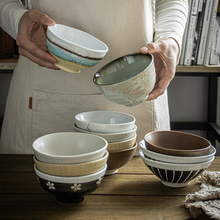 【和风感日式米饭碗大合集】家用陶瓷粥碗复古吃饭小碗甜品碗微瑕