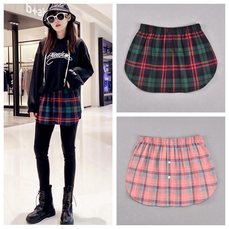 网红遮屁帘女卫衣叠穿打底小屁帘子内搭假下摆遮屁遮胯屁帘裙