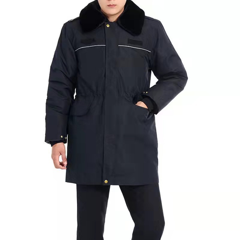 厂家批发定制新式城市管理城管制服冬执勤装棉袄多功能防寒服大衣