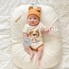 baby ins Wind creeping suit 2022 summer new pattern tiger printing Conjoined Romper Infants baby Bodysuit