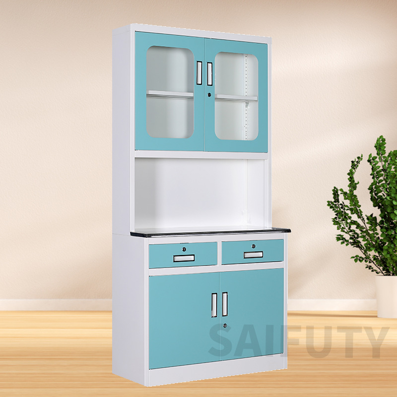 Stainless Steel Western Medicine Cabinet Disposal Table Clinic Medical Room Workbench Hospital Medicine Cabinet Dispensing Cabinet Sterile Western Medicine Cabinet